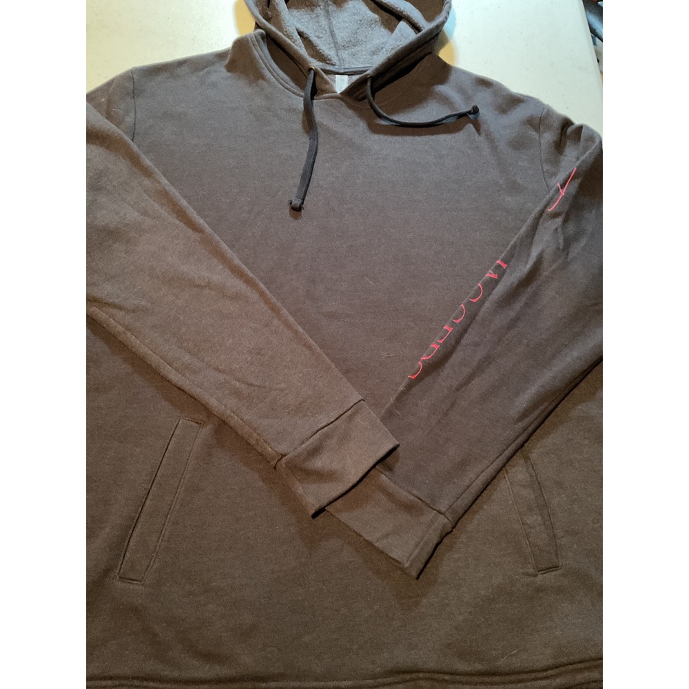 Next Level Apparel Mens XL Black Hoodie Team Jaggers Graphic Pullover Sweatshirt